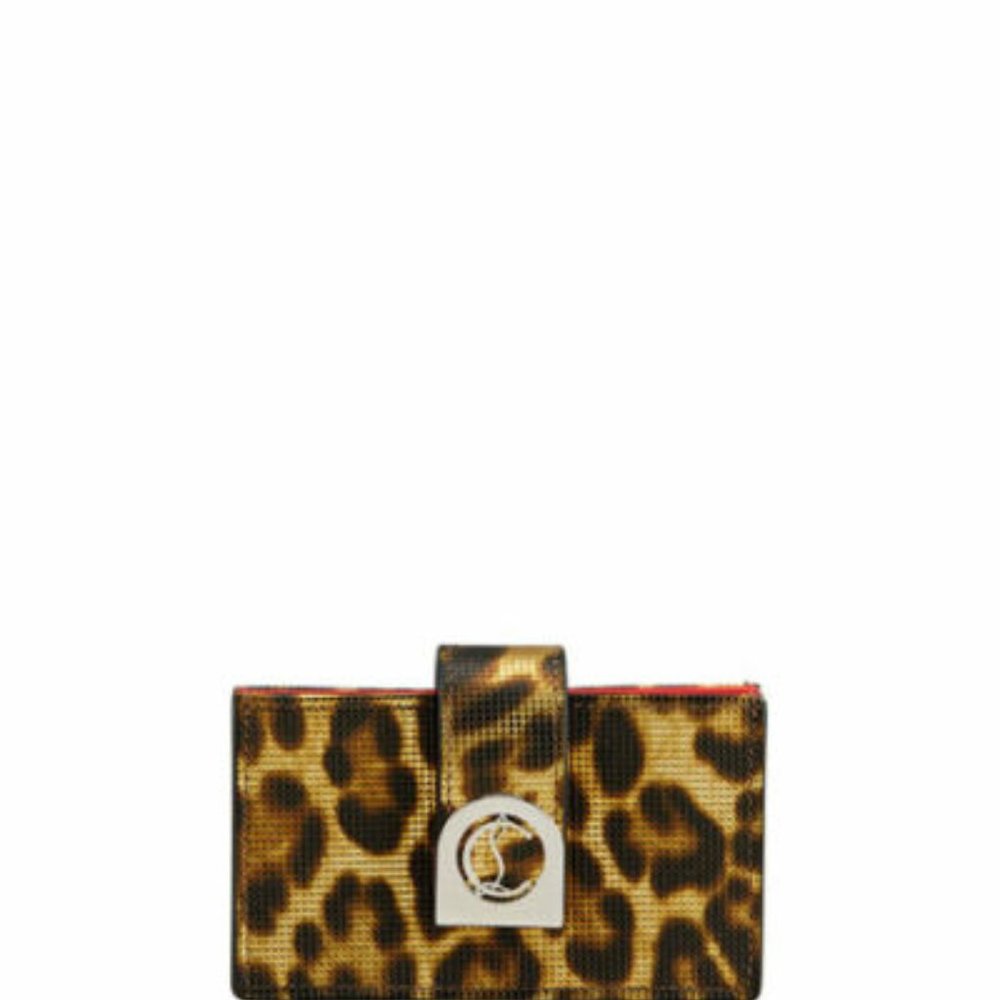 Christian Louboutin Elisa Leopard-Print Wallet